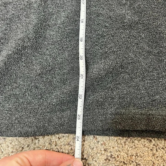 Y2K‎ Vintage 90s Disney Sweatshirt Womens Large Fleece Grumpy Rebel Gray V-Neck - Picture 5 of 11